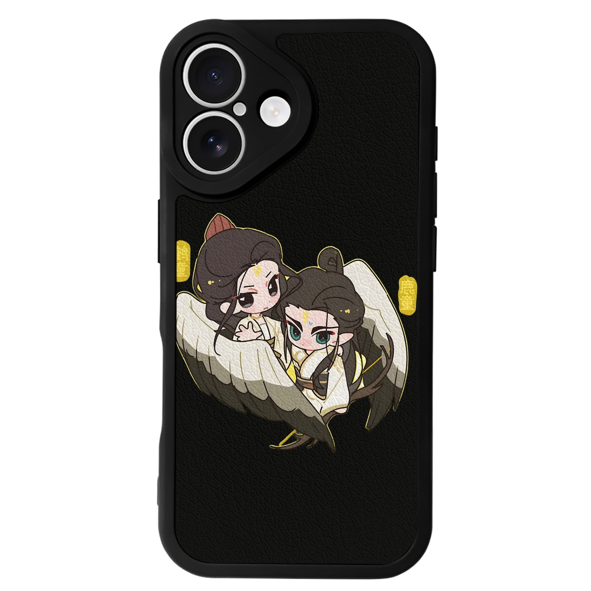 （画像用） Ne Zha 2 ナタ 魔童の大暴れ 【iPhone 16シリーズ対応】シリコンスマホケース（レザー調） 材質：シリコン